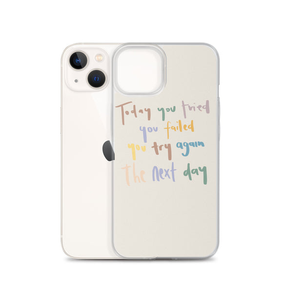 Try again iPhone Case - Thewearablethings