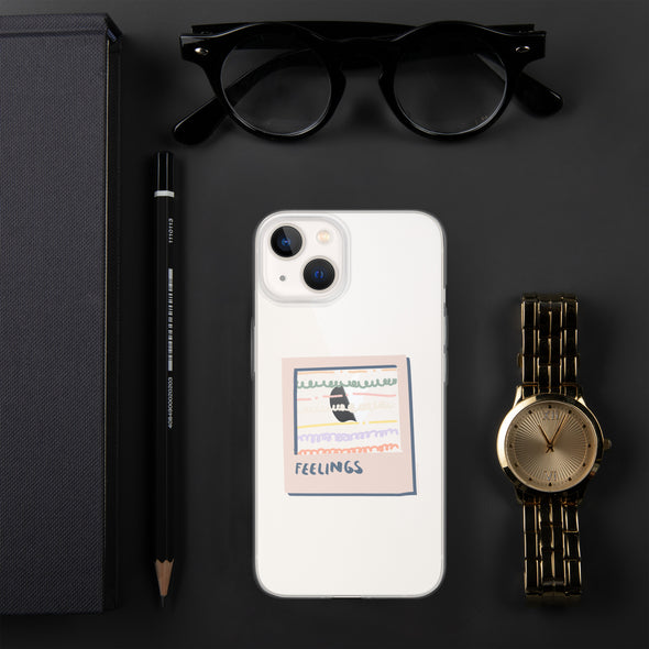 Feelings Transparent iPhone Case