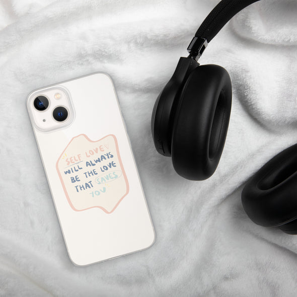 Self love Transparent iPhone Case