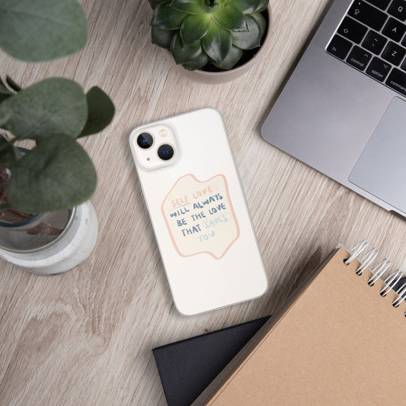 Self love Transparent iPhone Case