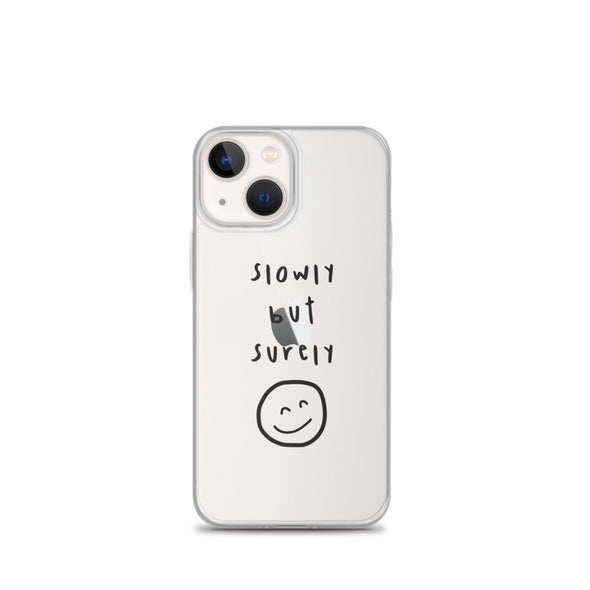 Slowly but surely Transparent iPhone Case - Thewearablethings