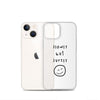Slowly but surely Transparent iPhone Case - Thewearablethings