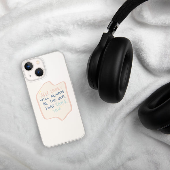 Self love Transparent iPhone Case