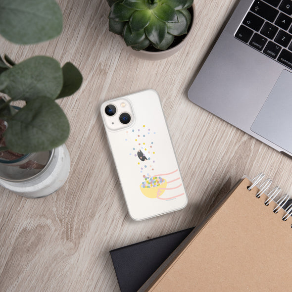 Sprinkles Bowl Transparent iPhone Case