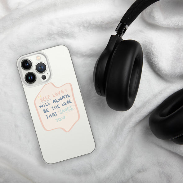 Self love Transparent iPhone Case