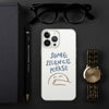Some silence please Transparent iPhone Case - Thewearablethings