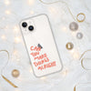 Can you make things alright Transparent iPhone Case - Justsomesimplethings
