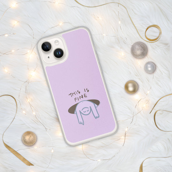 This is fine Transparent iPhone Case