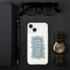 I hope you fall in love with being alive Transparent iPhone Case