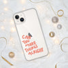 Can you make things alright Transparent iPhone Case - Justsomesimplethings
