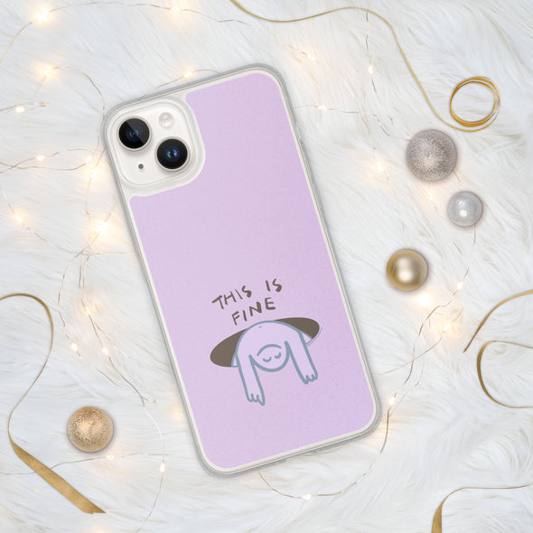 This is fine Transparent iPhone Case
