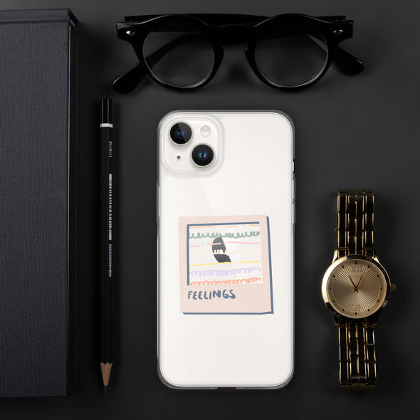 Feelings Transparent iPhone Case