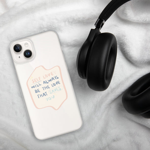 Self love Transparent iPhone Case