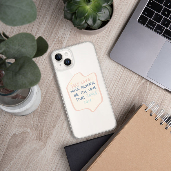 Self love Transparent iPhone Case