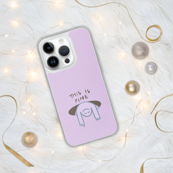 This is fine Transparent iPhone Case