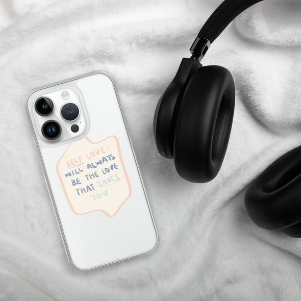 Self love Transparent iPhone Case