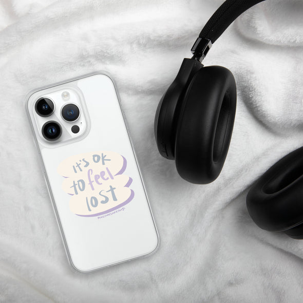 It's okay to feel lost Transparent iPhone Case