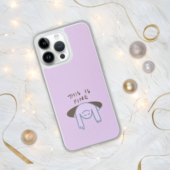 This is fine Transparent iPhone Case