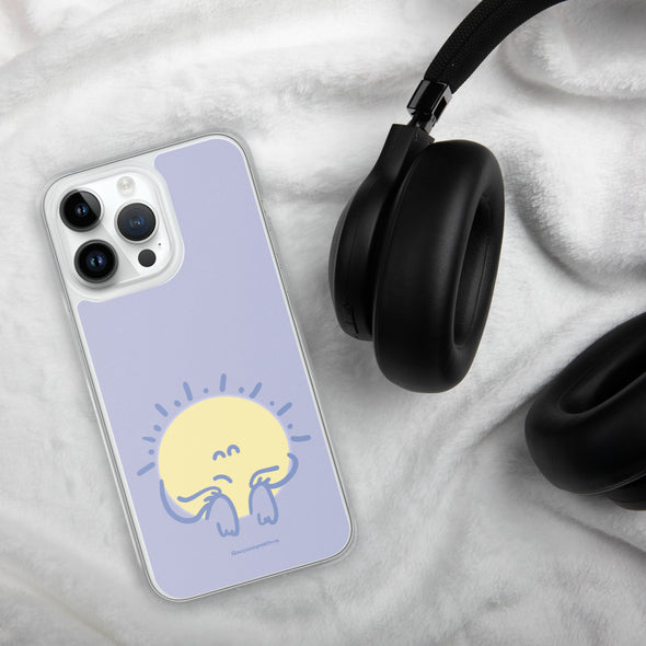 Dimmed Sun Transparent iPhone Case