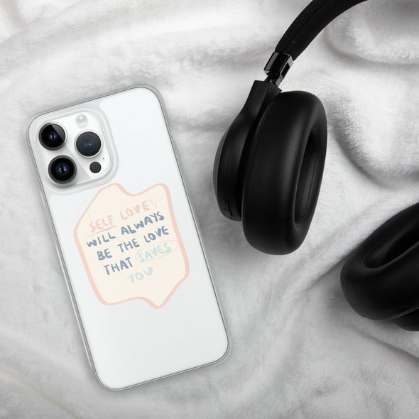 Self love Transparent iPhone Case