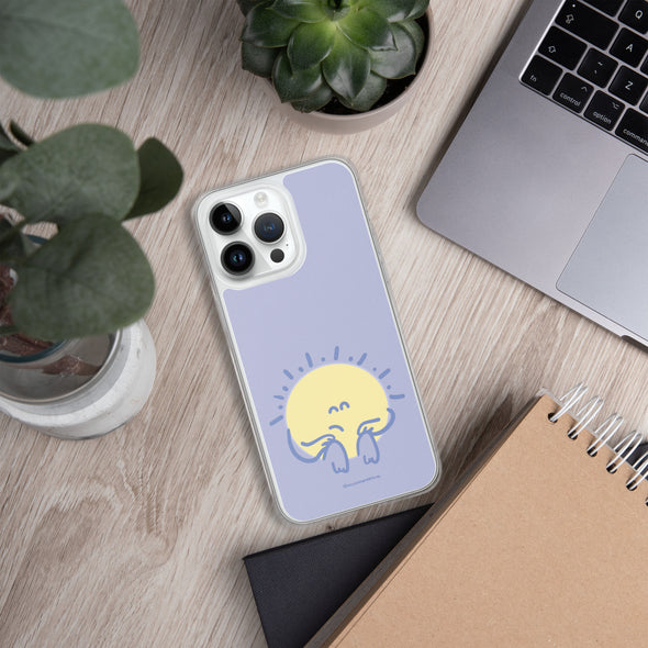 Dimmed Sun Transparent iPhone Case