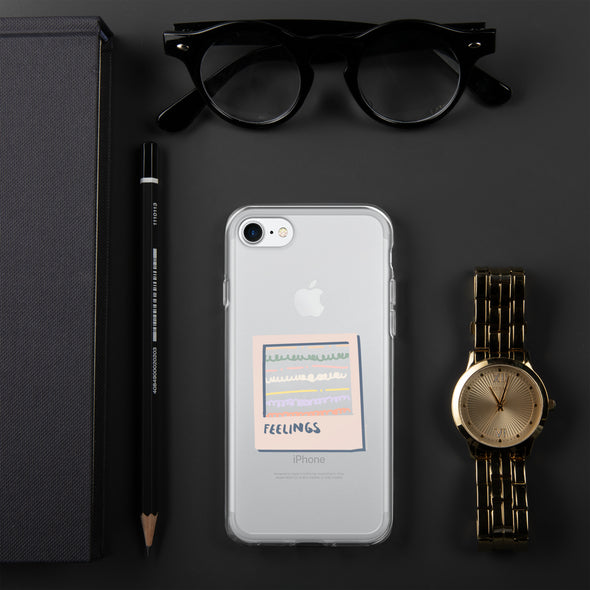 Feelings Transparent iPhone Case