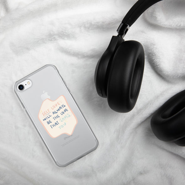 Self love Transparent iPhone Case