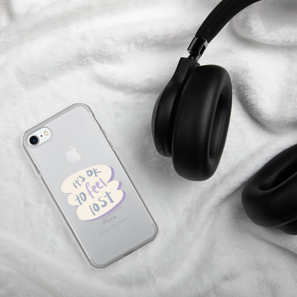 It's okay to feel lost Transparent iPhone Case