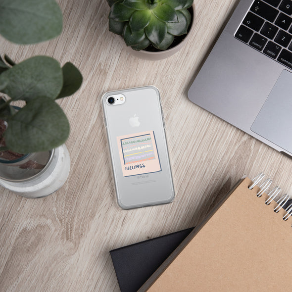 Feelings Transparent iPhone Case