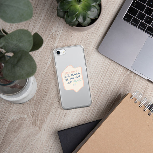 Self love Transparent iPhone Case