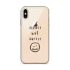 Slowly but surely Transparent iPhone Case