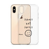 Slowly but surely Transparent iPhone Case