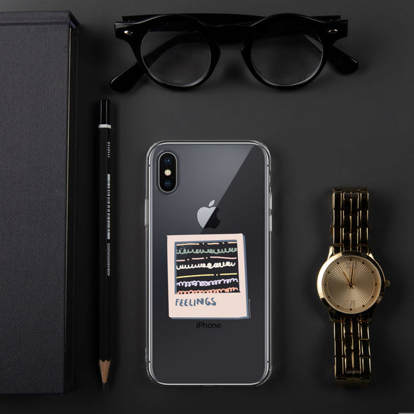 Feelings Transparent iPhone Case