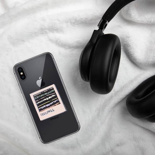 Feelings Transparent iPhone Case