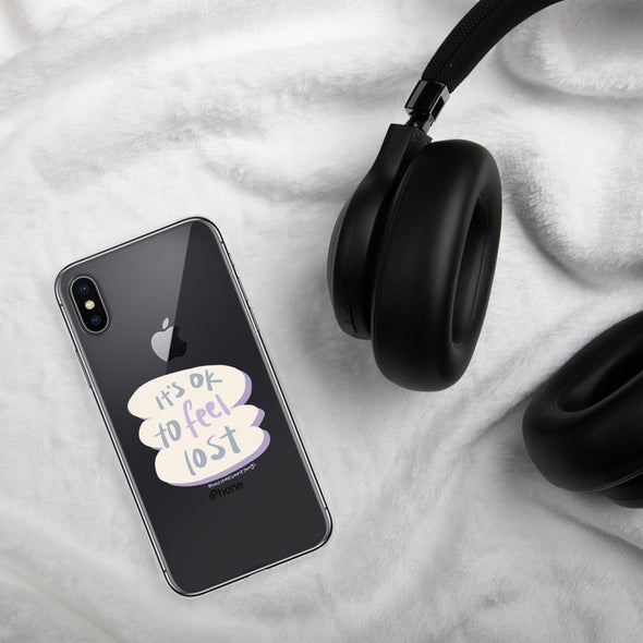 It's okay to feel lost Transparent iPhone Case