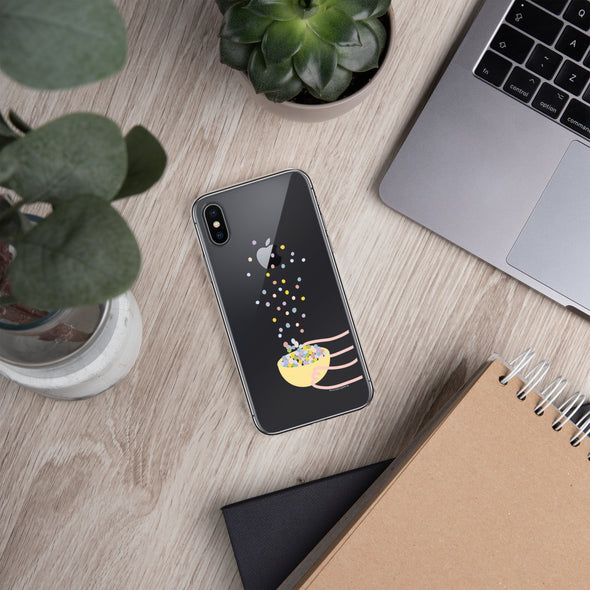Sprinkles Bowl Transparent iPhone Case