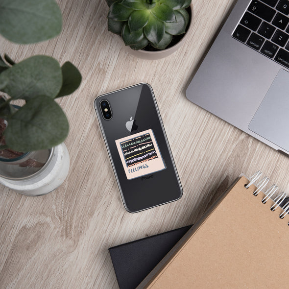Feelings Transparent iPhone Case