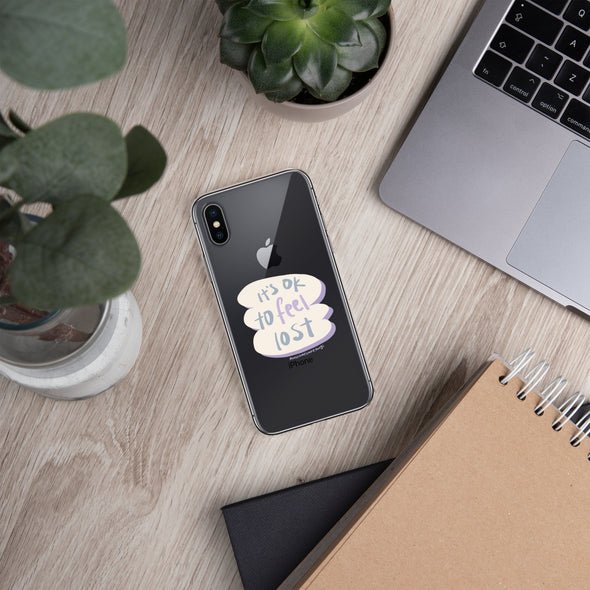 It's okay to feel lost Transparent iPhone Case