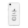 Slowly but surely Transparent iPhone Case