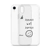 Slowly but surely Transparent iPhone Case