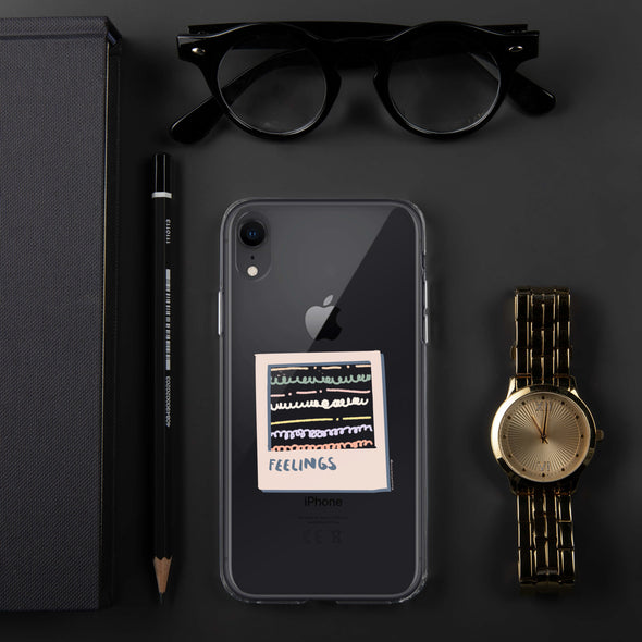 Feelings Transparent iPhone Case