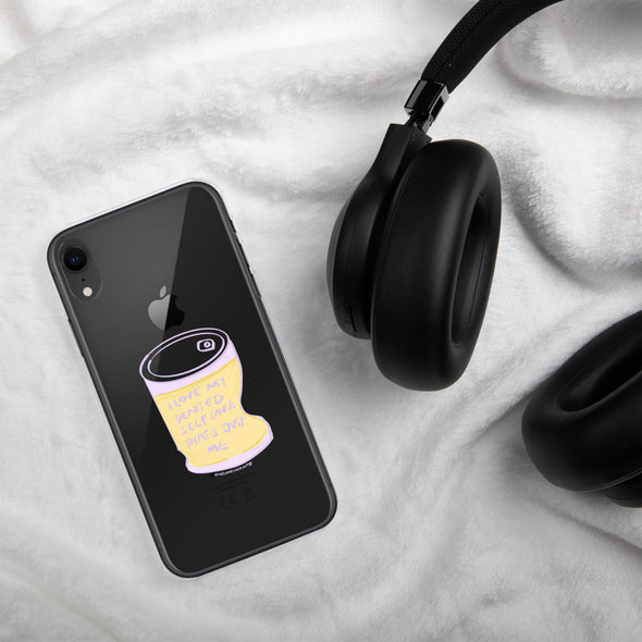 Dented Self Transparent iPhone Case