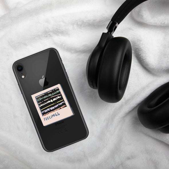 Feelings Transparent iPhone Case