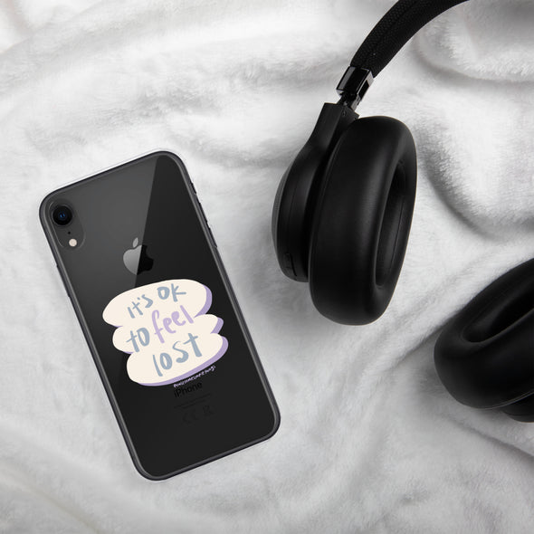 It's okay to feel lost Transparent iPhone Case