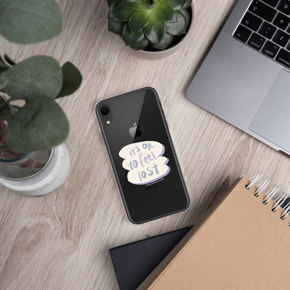 It's okay to feel lost Transparent iPhone Case