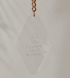 I think this is home Clear Keytag - Thewearablethings