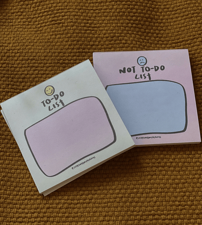 To Do & Not To Do List Mini Notepad