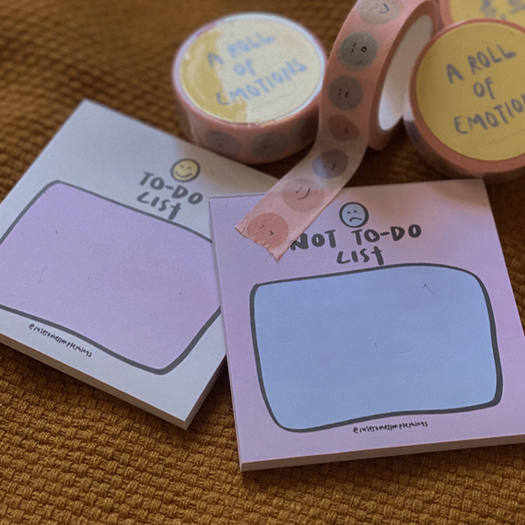 To Do & Not To Do List Mini Notepad