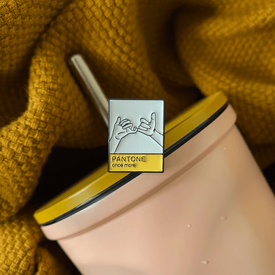 Once More Pantone Enamel Pin - Thewearablethings