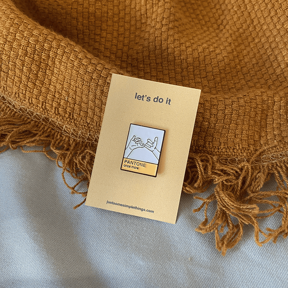 Once More Pantone Enamel Pin